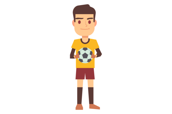 Download Goalkeeper Hold Soccer Ball. Sportsman C - Man Collection