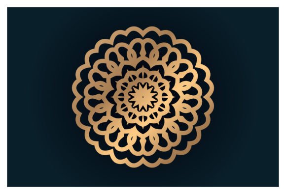 Download Luxury Gold Floral Mandala Arabesque - Man Collection