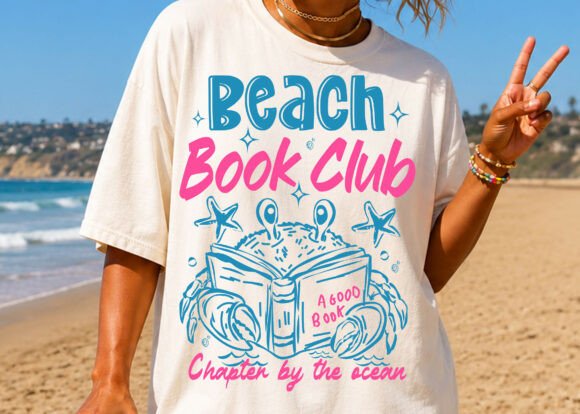 Download Beach Book Club Chapter Crab Tee PNG - Premium Resources
