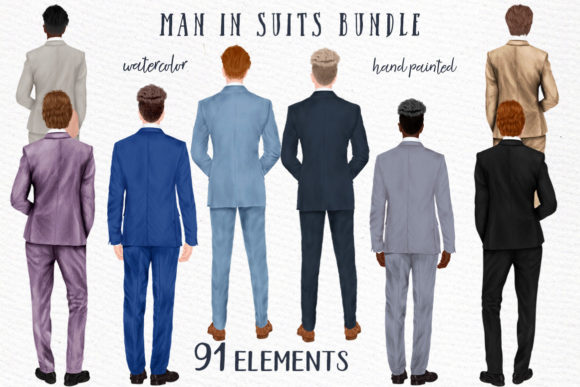 Download Man in Suits Clipart Best Man Clipart - Premium Bundle