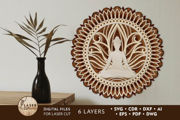 Download Mandala BUDDHA, Lotus, Yogi - Man Collection