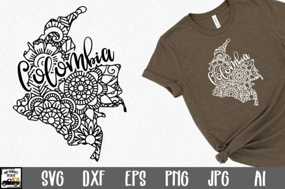 Download Colombia SVG File - Mandala Design - Man Collection