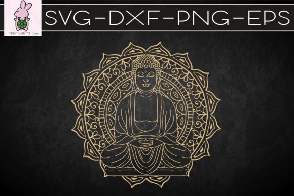 Download Buddha Meditated Mandala SVG - Man Collection