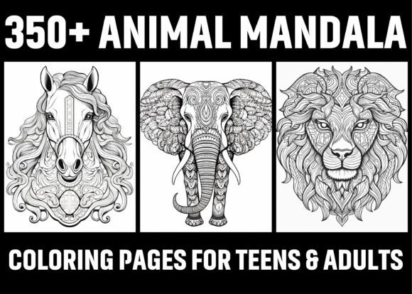 Download 350+ Animal Mandala Coloring Pages - Man Collection