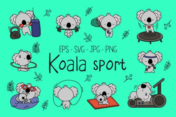 Download Cute Koala Sportsman Collection - Man Collection