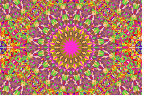 Download Abstract Triangle Mandala Background - Man Collection