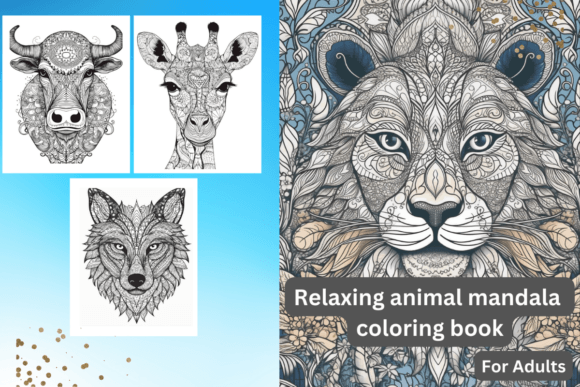 Download Animal Mandalas Coloring Book - Man Collection